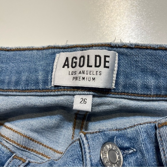 Agolde Size 26 Sophie Crop High Rise Skinny Jean Limit A018-1045. - Picture 2 of 8